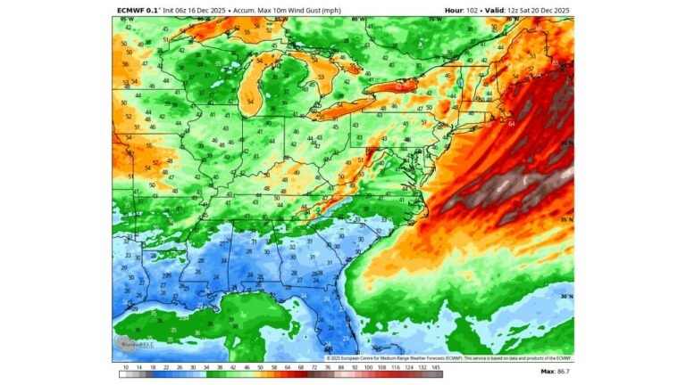 Arkansas and the Eastern United States Brace for Strong Late-Week Storm Bringing Heavy Rain, Gusty Winds, and Temperature Swings