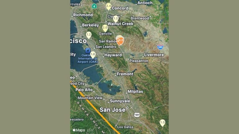 California Earthquake Swarm Intensifies as Two More Quakes Strike East Bay, Pushing Monthly Total Near 140