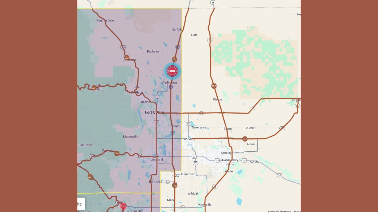 Colorado I-25 Northbound Closed Near Wyoming Border as Dangerous Conditions Force Shutdown