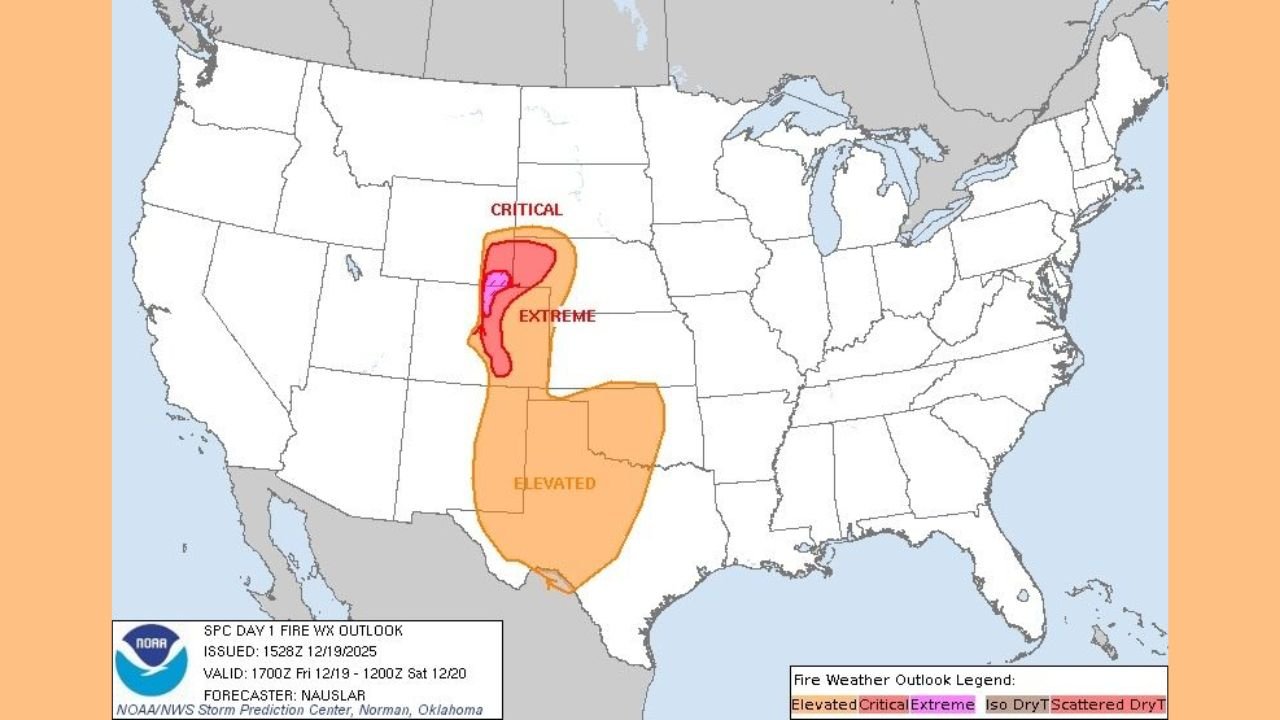 Colorado and Wyoming Face Extreme Fire Weather as Powerful Windstorm Triggers PDS Red Flag Warning