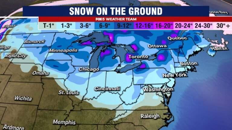Great Lakes States See Widespread Early-Season Snow Cover as December Winter Pattern Takes Hold