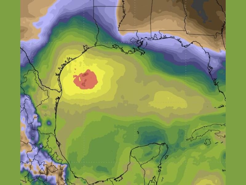 Gulf Coast Braces for Heavy Rain and Thunderstorms as Moisture Surges Inland from the Gulf of Mexico
