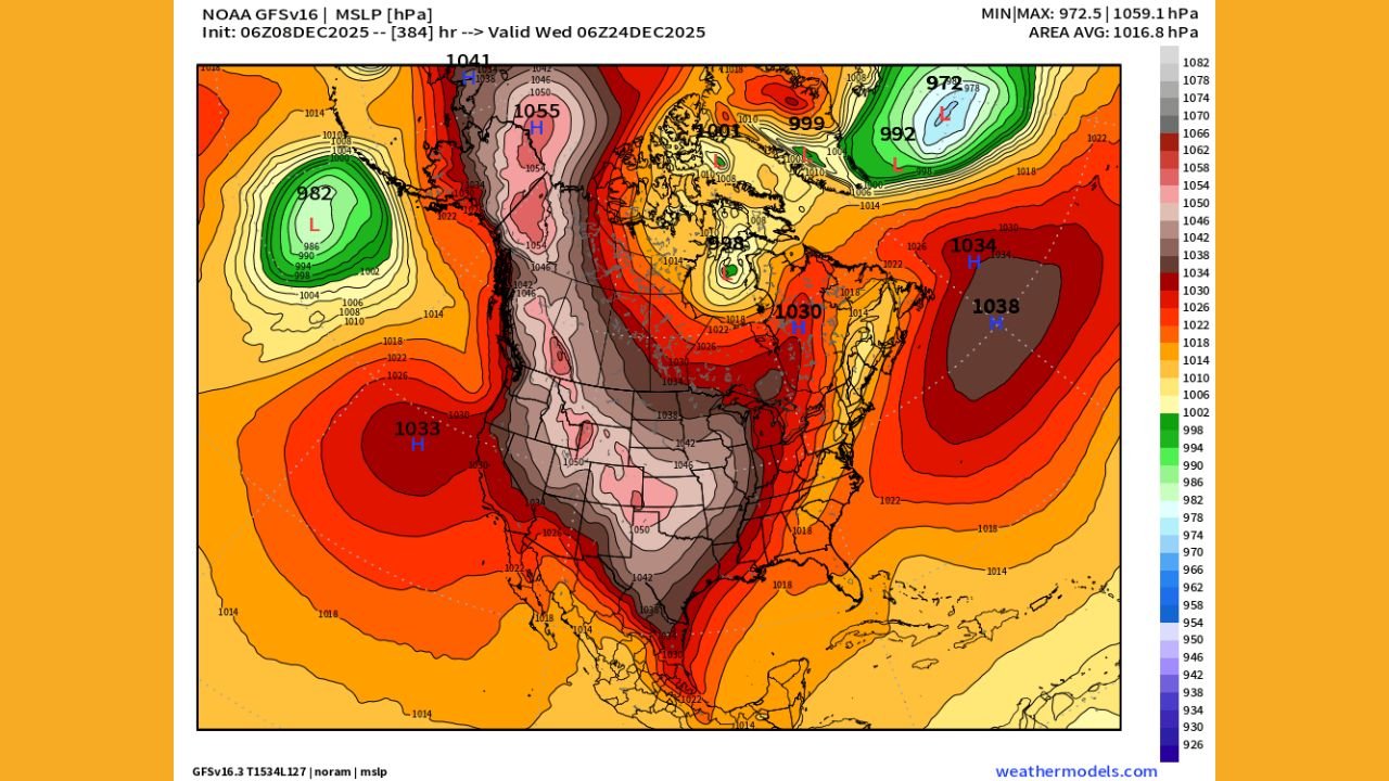 Oklahoma Faces Potentially Historic Cold as New NOAA Forecast Shows Unprecedented Pressure Patterns Developing Before Christmas