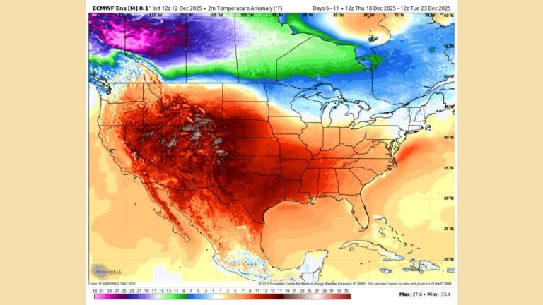 Oklahoma Forecast Shows Significant Warm-Up After Arctic Blast, With Brief Midwest and Northeast Cooldown Expected