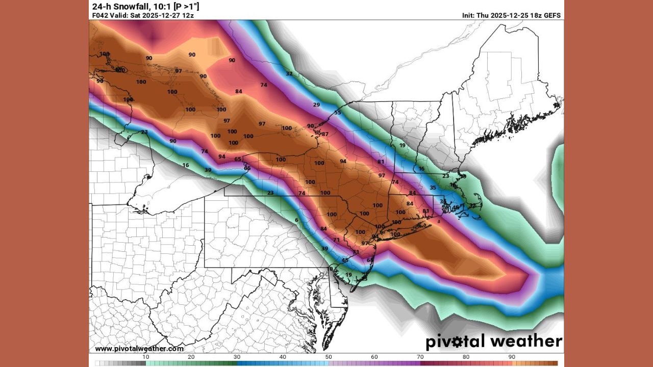 Uncertain Winter Storm to Impact Pennsylvania With Heavy Snow North and Sleet Risk in Northeastern Counties