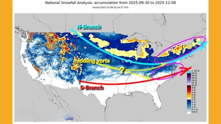 Virginia Snowfall Patterns Shift Dramatically This Season as NOAA Data Shows Major Storm Tracks Avoiding the Mid-Atlantic