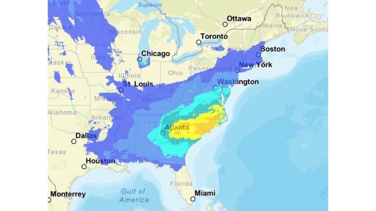 Eastern United States Winter Storm Risk Increases This Weekend as Carolinas, Mid-Atlantic, and Northeast See Rising Snow and Ice Probabilities
