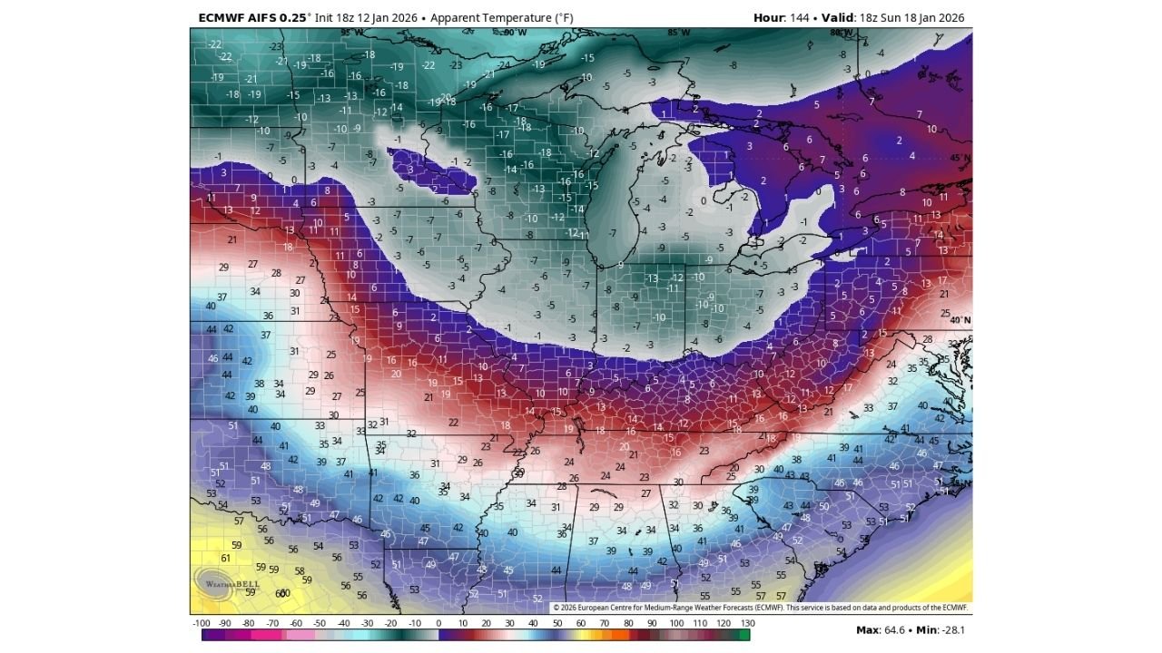 Illinois Faces Dangerous Arctic Cold as Chicago Bears–Rams Game Could Become One of Coldest on Record