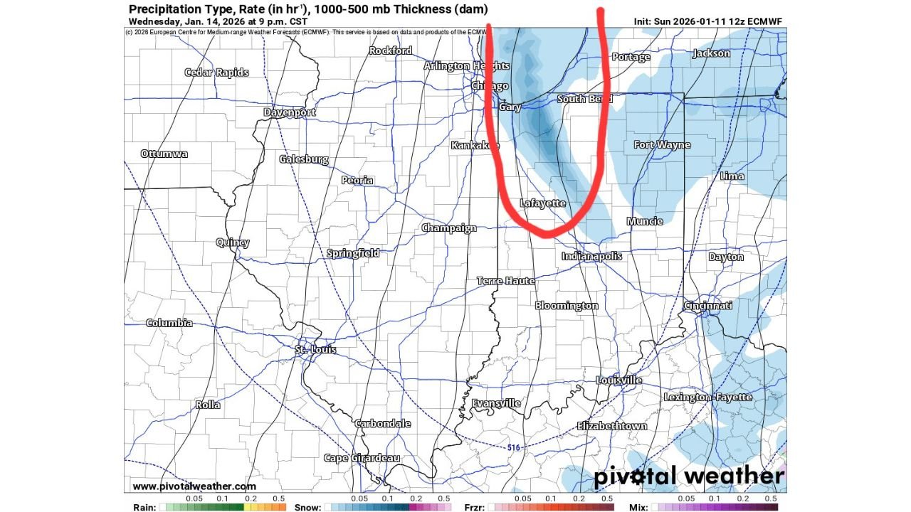 Illinois and Indiana Brace for Prolonged Lake-Effect Snow Event as Bands Target Chicago Metro and Northwest Indiana