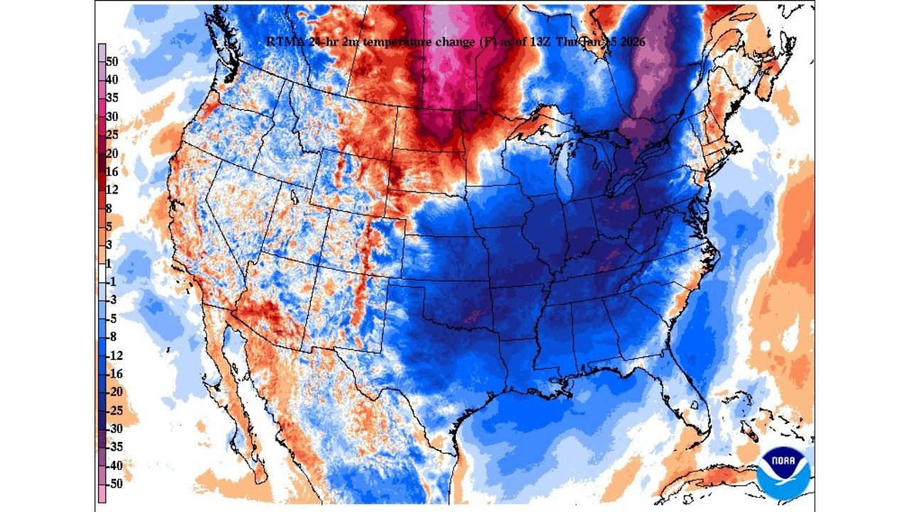 Indiana, Michigan, Ohio, Kentucky, Tennessee and the Eastern U.S. Hit by Arctic Cold Blast, Lake-Effect Snow and Uncertain Weekend Winter Threat