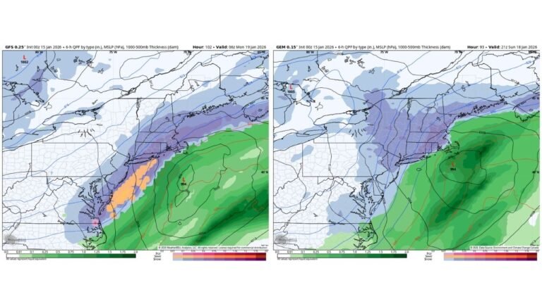 New England Winter Storm Threat Grows as Models Signal Heavy Snow From Washington, D.C. to Massachusetts Ahead of Patriots–Texans Game