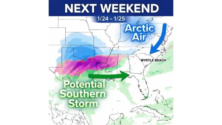 North Carolina, South Carolina and Georgia Watching Arctic Air Surge as Possible Southern Storm Could Decide Rain, Ice or Snow Next Weekend