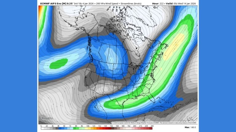 Pennsylvania, New York, New Jersey, and New England States Could See Renewed Cold and Light Snow Threat as Mid-January Pattern Shift Emerges