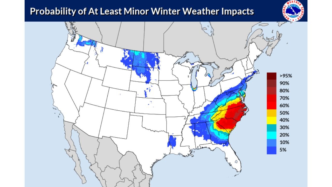 South Carolina, North Carolina, and Georgia Emerge as Snow-Favored Zone as Confidence Grows for a Weekend Winter System