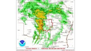 Tornado Watch Issued for Oklahoma, Arkansas, and Missouri as Intense