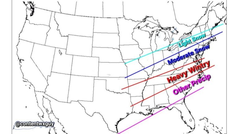 Virginia, Maryland, Pennsylvania and New Jersey Face Elevated Risk for a High-Impact Winter Storm as Snow Probabilities Climb