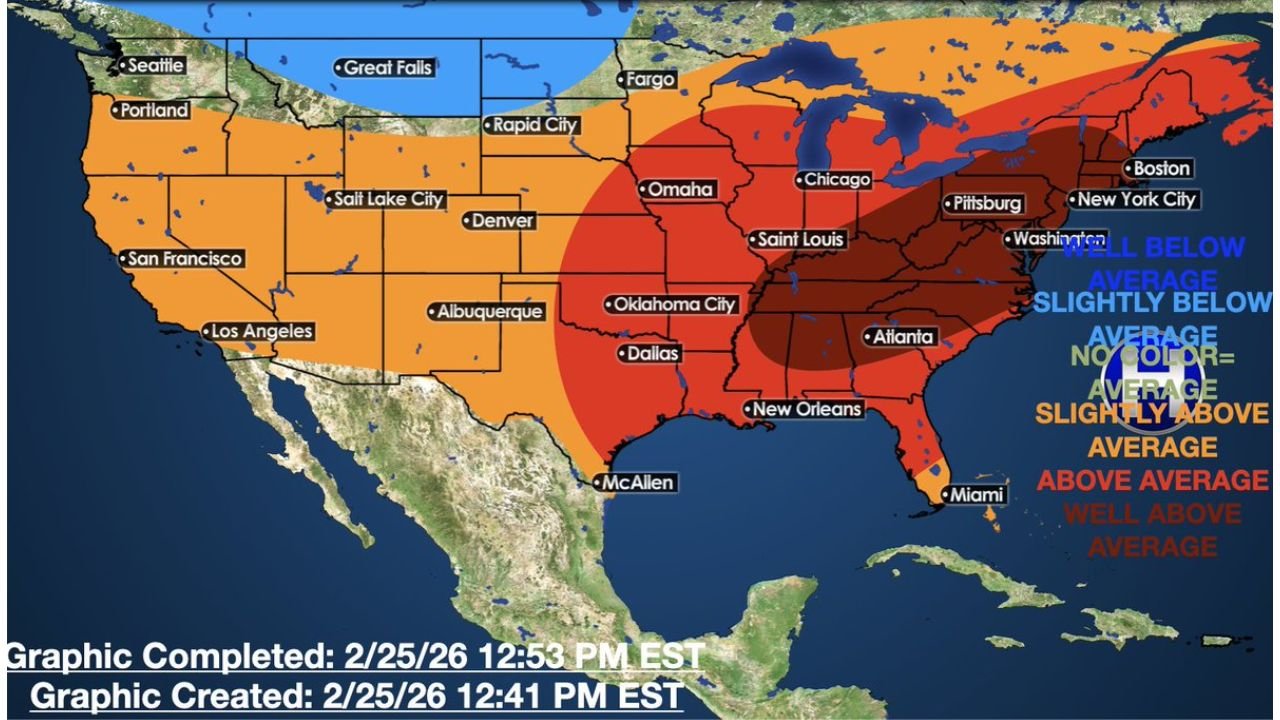 Arkansas, Texas, Oklahoma and the Central/Eastern U.S. Set for Significant Warm-Up March 6–15 Ahead of Potential Stratospheric Shift