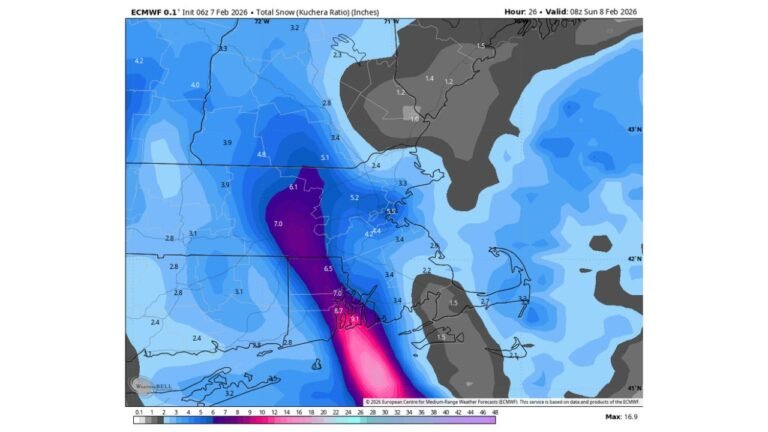 Blizzard Conditions Expected Across Massachusetts, Connecticut, and Rhode Island as Powder Snow and Bitter Cold Collide