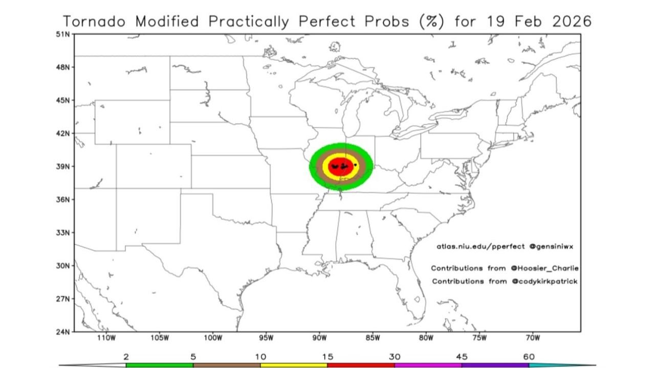 Illinois, Indiana and Missouri Tornado Zone Shows Stronger-Than-Expected Verification, Raising Questions About How 10% Risk Areas Perform