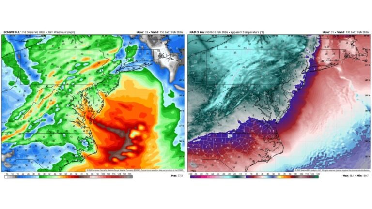 Maryland, Pennsylvania, New York, and New England Brace for Super Bowl Weekend Arctic Blast With Snow, Dangerous Wind Chills, and Icing Risks
