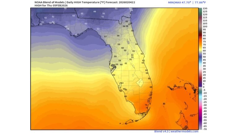 Montana Warmer Than Florida as February Temperature Flip Brings Unusual Contrast Across the U.S.