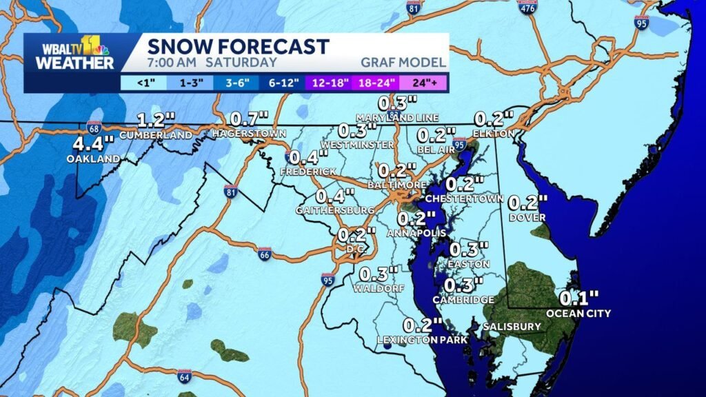 New England, Maryland, Pennsylvania Face Snow Chances and Dangerous Cold as Arctic Blast Hits Friday Through Sunday