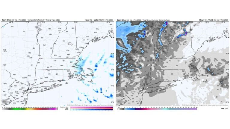 New England Winter Weekend Ahead as Maine, Massachusetts, New Hampshire and Vermont Face Snow and Dangerous Cold
