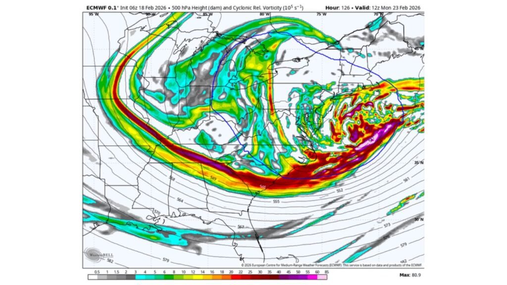 Nor’easter Potential Builds for Virginia, Maryland, Delaware, Pennsylvania, New Jersey, and New York as Embedded Energy Targets East Coast, Colder Air to Follow