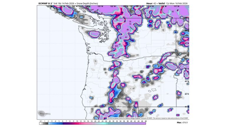 Pacific Northwest Snowpack Crisis Deepens: Washington, Oregon and Idaho Mountains Showing One of the Worst Snow Years Since the 1980s