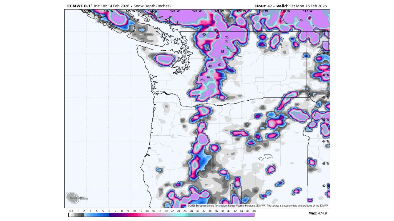 Pacific Northwest Snowpack Crisis Deepens: Washington, Oregon and Idaho Mountains Showing One of the Worst Snow Years Since the 1980s
