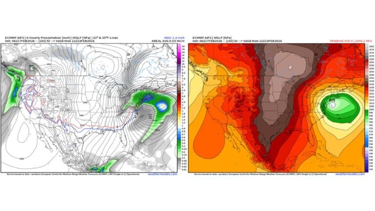 Powerful Coastal Storm Could Explode Off Mid-Atlantic and New England Sunday, 50/50 Shot at Major Snow From Washington, D.C. to Boston