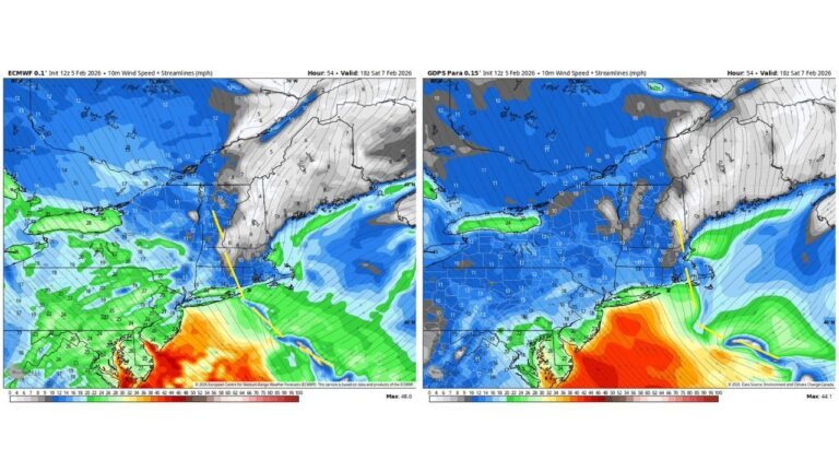 Saturday Snow Forecast Turns Tricky for New York, Connecticut, Rhode Island and Massachusetts as Inverted Trough Band Decides Who Gets the Higher Totals
