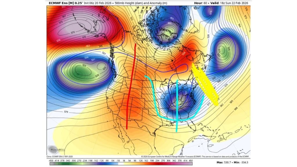 Strengthening -NAO Block and Western Montana Ridge Shift Raise Major Snowstorm Threat From Pennsylvania to New Jersey and New York Sunday Night Into Monday