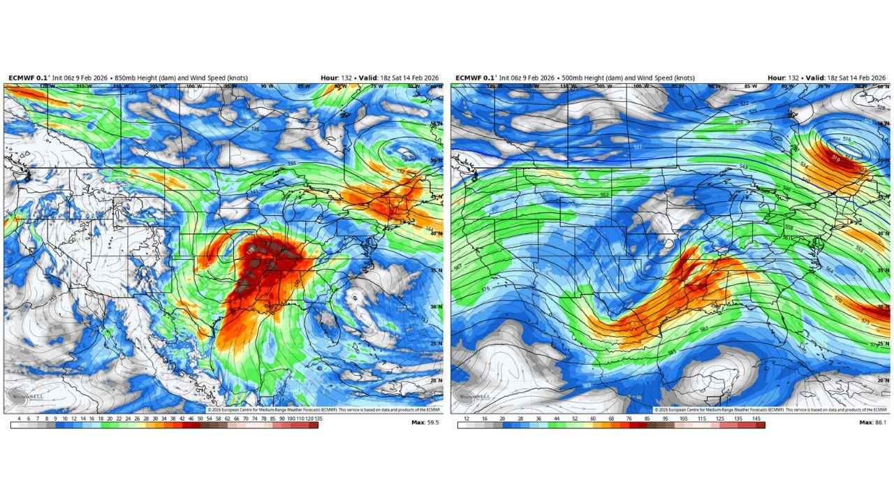 Strong Storm System Brings Heavy Rain Threat to Illinois, Indiana, Ohio, Kentucky, and Tennessee on Saturday While Severe Risk Remains Limited