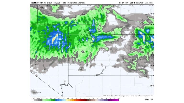 Utah Braces for Back-to-Back Spring Storms as Widespread Valley Rain and Heavy Mountain Snow Target Northern and Central Regions