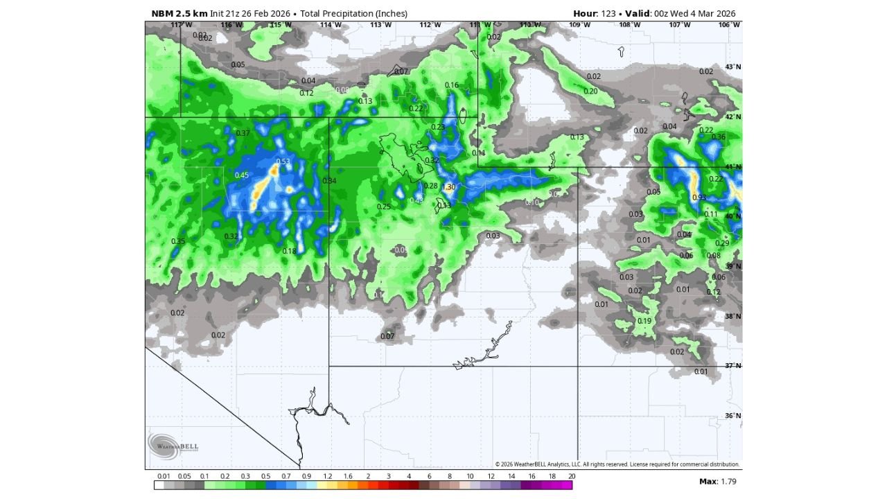 Utah Braces for Back-to-Back Spring Storms as Widespread Valley Rain and Heavy Mountain Snow Target Northern and Central Regions
