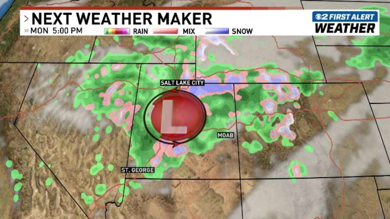 Utah Storm System Targets Salt Lake City, Upper Cottonwoods and Uinta Mountains With 8+ Inches of High-Elevation Snow as Rain Dominates Lower Valleys