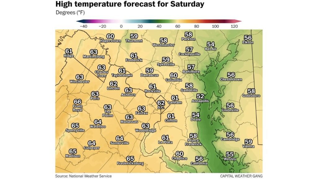 Washington, D.C. Forecast to Reach 63°F on Winter’s Final Day, Could Mark Warmest Temperature of the Entire Season