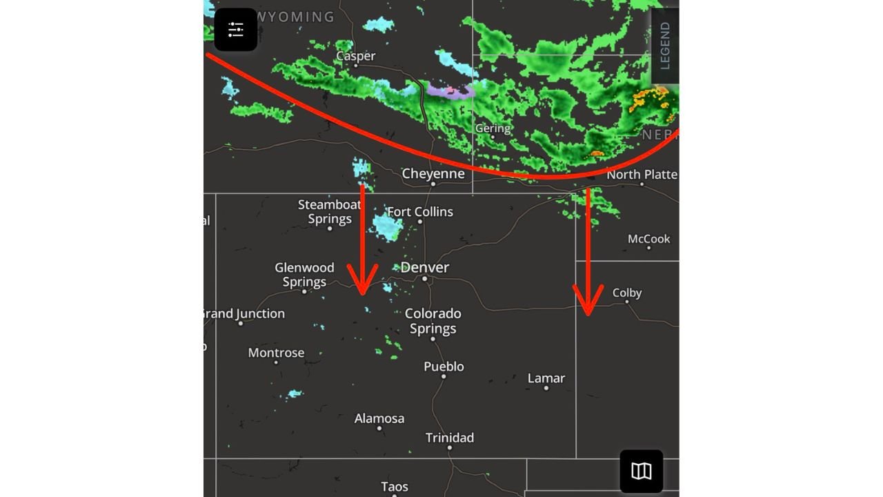 Wyoming to Colorado Cold Front Unleashes High Winds, Mountain Snow and Thunderstorms Across Nebraska and Western Kansas