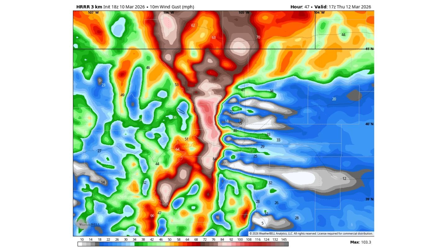 100 MPH Wind Threat Looms for Boulder and Highway 93 as Mountain Wave Setup Signals Extreme Fire Danger Thursday