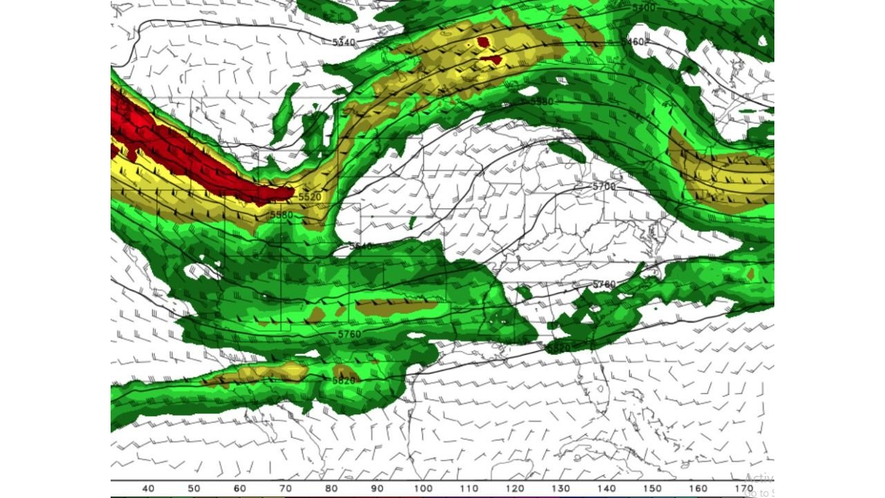 Early April Storm Pattern Brings Active but Disorganized Weather Across the Plains and Midwest — Forecasters Warn of Split Flow and Low Severe Weather Potential