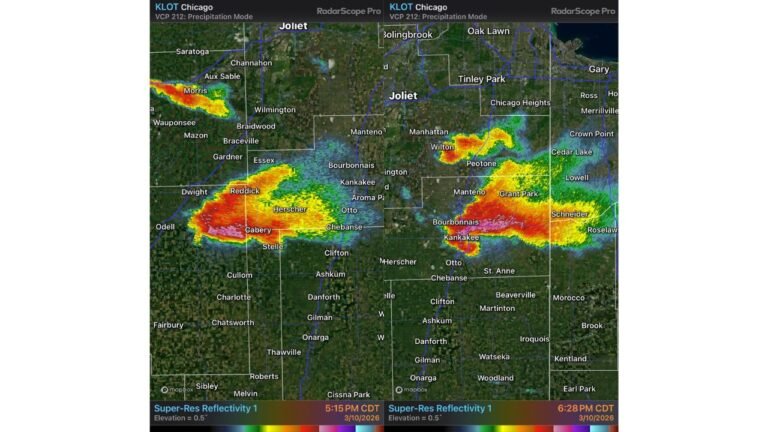Illinois Tornado Event: Kankakee, Peotone, and Grant Park Supercell Rapidly Intensifies Into Violent EF3 Tornado