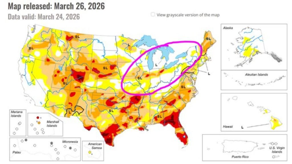 March Cold Front Clears the East as Above-Normal Warmth, Severe Storms and Heavy Rain Target the Plains, Ohio Valley and Northeast From Missouri to Virginia Next Week