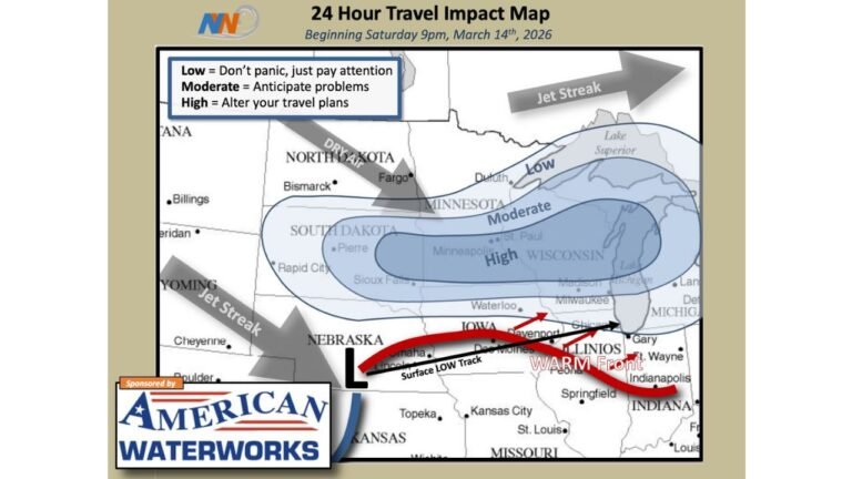 Minnesota, Wisconsin, Iowa, South Dakota, and Northern Illinois Brace for Major Weekend Winter Storm as High Travel Impacts Emerge From Minneapolis to Milwaukee
