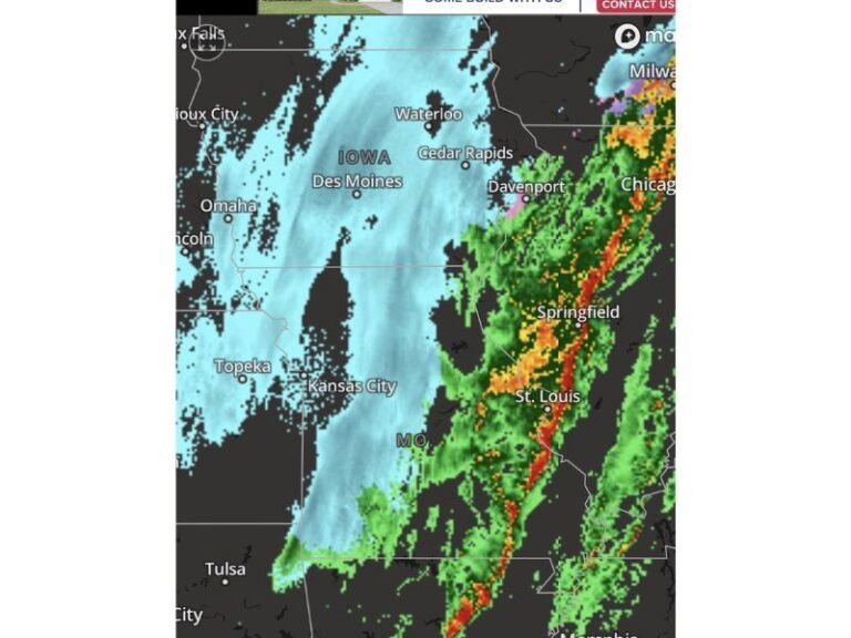 Missouri Weather Chaos Unfolds as Tornado Warnings Near St. Louis Collide with Snow Squalls Around Kansas City and Iowa Border
