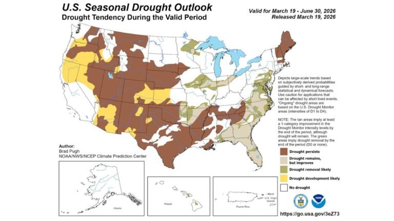 Northern California, Oregon and Nevada Face Growing Drought Risk Through June as NOAA Flags Severe Snow Deficits Ahead of Fire Season