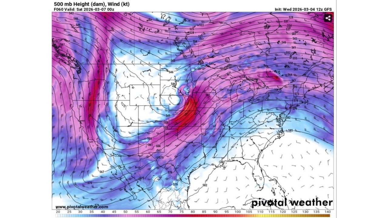 Powerful Storm System Targeting Missouri, Illinois, Iowa and Wisconsin as Strong Jet Stream and Gulf Moisture Signal Major Severe Weather Setup