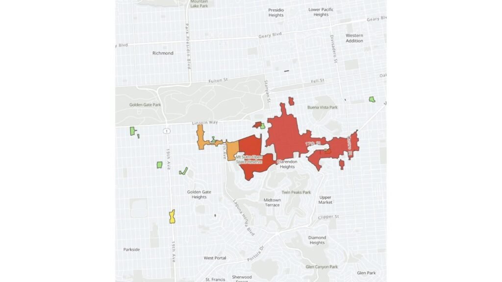 San Francisco Neighborhoods From Clarendon Heights to Castro and Buena Vista Hit by Large Unplanned Power Outage, PG&E Urges Residents to Check Restoration Updates