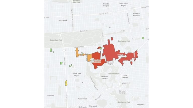 San Francisco Neighborhoods From Clarendon Heights to Castro and Buena Vista Hit by Large Unplanned Power Outage, PG&E Urges Residents to Check Restoration Updates