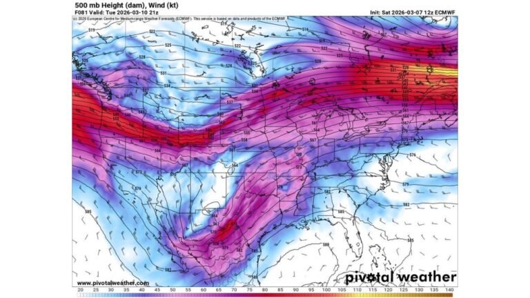 Severe Storm Threat Tuesday From Texas Louisiana Arkansas Missouri Illinois and Indiana With Squall Line Risk and Possible Tornadoes